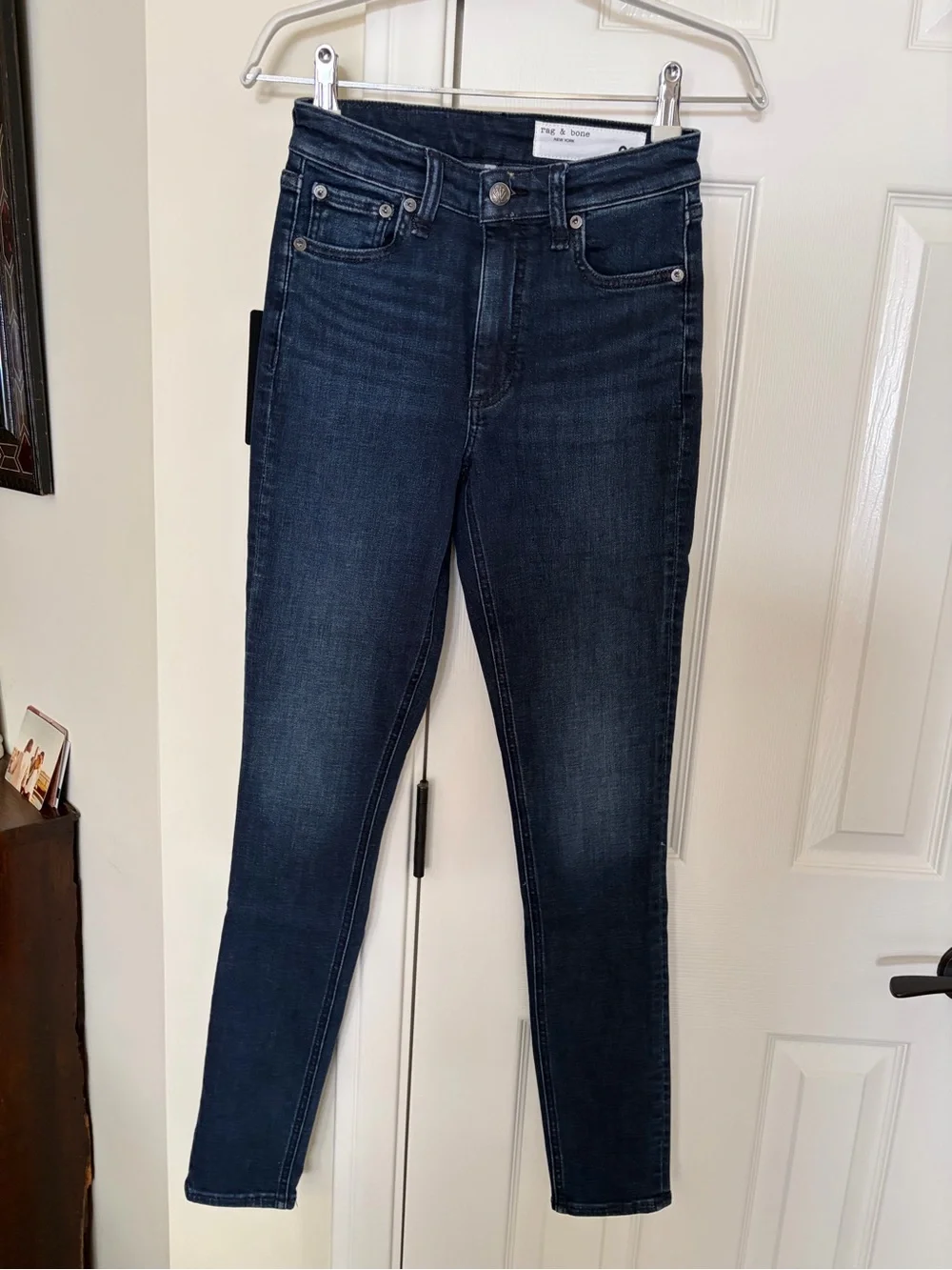 rag & bone Dark Blue Skinny Jeans